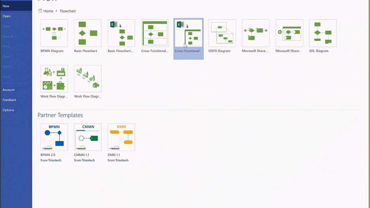 create visio from excel